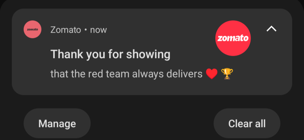 The Audacity of Zomato - Lesson on Moment Marketing zomato screenshot